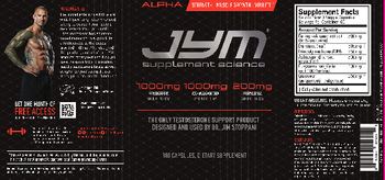JYM Supplement Science Alpha JYM - supplement