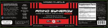 Kaged Muscle Amino Synergy + Caffeine Raspberry Lemonade - supplement