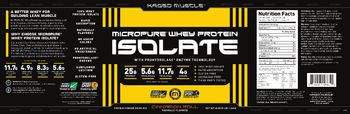 Kaged Muscle Micropure Whey Protein Isolate Cinnamon Roll - supplement