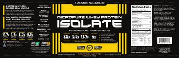 Kaged Muscle Micropure Whey Protein Isolate Coffee Latte - supplement