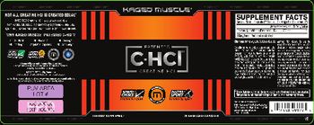 Kaged Muscle Patented C-HCl Creatine HCl - supplement