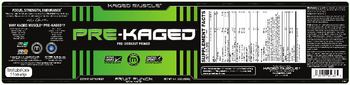 Kaged Muscle Pre-Kaged Fruit Punch - these statements have not been evaluated by the food and drug administration this product is not int