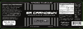 Kaged Muscle SR Carnosyn - supplement