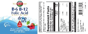 KAL B-6 B-12 Folic Acid Natural Mixed Berry Flavor - supplement