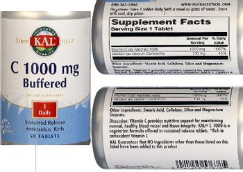 KAL C 1000 mg Buffered - supplement