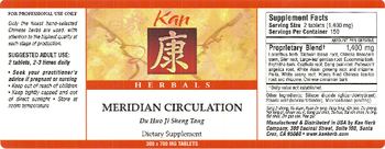 Kan Meridian Circulation - supplement