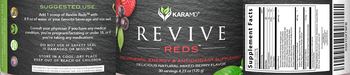 KaraMD Revive Reds Delicious Natural Mixed Berry Flavor - polyphenol energy antioxidant supplement