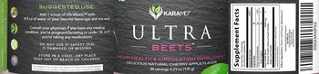 KaraMD Ultra Beets Delicious Natural Cherry Apple Flavor - heart health and circulation supplement