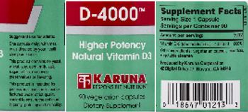 Karuna D-4000 - supplement