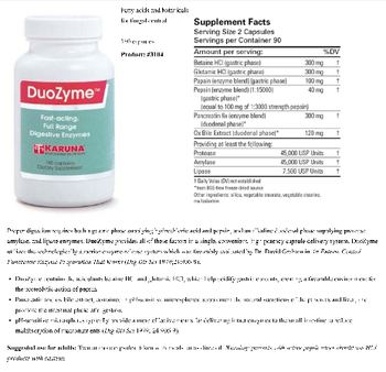 Karuna DuoZyme - supplement