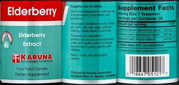 Karuna Elderberry - supplement