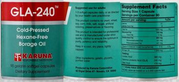 Karuna GLA-240 - supplement