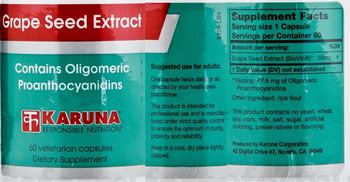 Karuna Grape Seed Extract - supplement