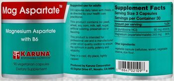 Karuna Mag Aspartate - supplement
