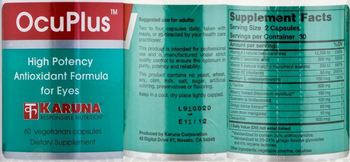 Karuna OcuPlus - supplement