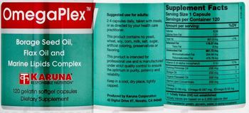 Karuna OmegaPlex - supplement