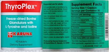 Karuna ThyroPlex - supplement