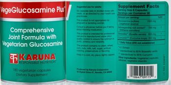 Karuna VegeGlucosamine Plus - supplement