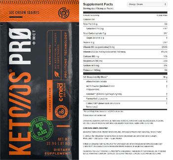 KETO//OS Pro + MCT Orange Dream - supplement