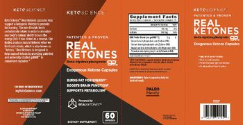 Keto Science Real Ketones - supplement