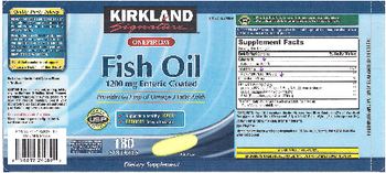 Kirkland Signature Fish Oil 1200 mg Enteric Coated - supplement