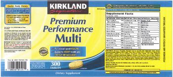 Kirkland Signature Mature Multi Vitamins & Minerals - supplement