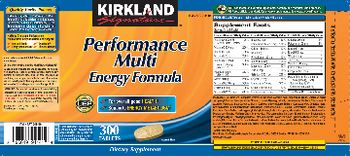 Kirkland Signature Performance Multi Energy Formula - supplement