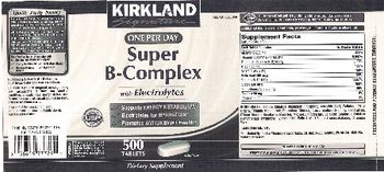 Kirkland Signature Super B-Complex With Electrolytes - supplement