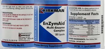 Kirkman Enzymaid Multi-Enzyme Complex - enzyme supplement