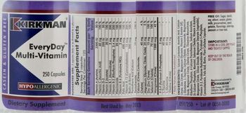 Kirkman EveryDay Multi-Vitamin - supplement