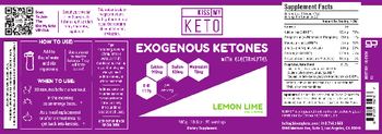Kiss My Keto Exogenous Ketones Lemon Lime - supplement