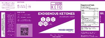 Kiss My Keto Exogenous Ketones Mixed Berry - supplement