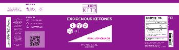 Kiss My Keto Exogenous Ketones Pink Lemonade - supplement