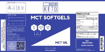 Kiss My Keto MCT Softgels - supplement