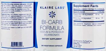 Klaire Labs Bi-Carb Formula - supplement