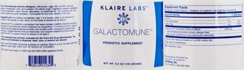 Klaire Labs Galactomune - prebiotic supplement