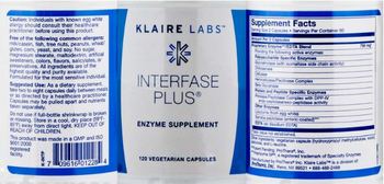 Klaire Labs Interfase Plus - enzyme supplement
