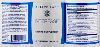 Klaire Labs Interfase - enzyme supplement