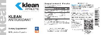 Klean Athlete Klean Antioxidant - supplement