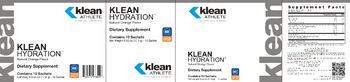 Klean Athlete Klean Hydration Natural Orange Flavor - supplement