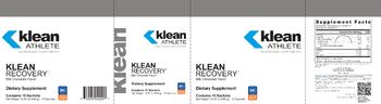 Klean Athlete Klean Recovery Milk Chocolate Flavor - supplement