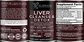 KLEENIQ Liver Cleanse & Detox - supplement