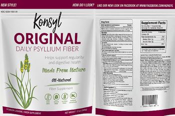 Konsyl Original Daily Psyllium Fiber - fiber supplement