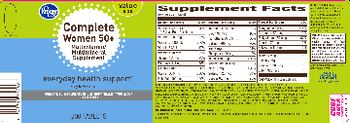 Kroger Complete Women 50+ - multivitamin multimineral supplement