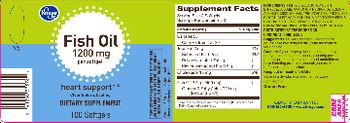Kroger Fish Oil 1200 mg - supplement