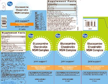 Kroger Glucosamine Chondroitin MSM Complex - supplement