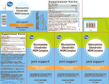 Kroger Glucosamine Chondroitin MSM Complex - supplement