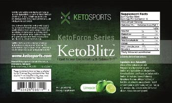 KS KetoSports KetoBlitz Limeade - supplement