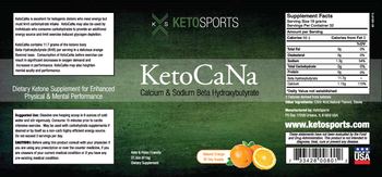 KS KetoSports KetoCaNa - supplement