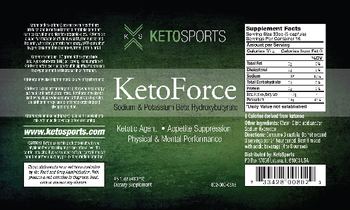 KS KetoSports KetoForce - supplement